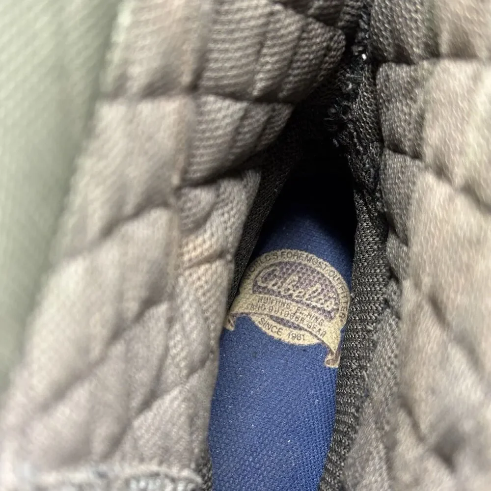 Cabelas Boots Gore Tex Scent Lok Zippered Mens Size 9 Outdoor Hunting Camo